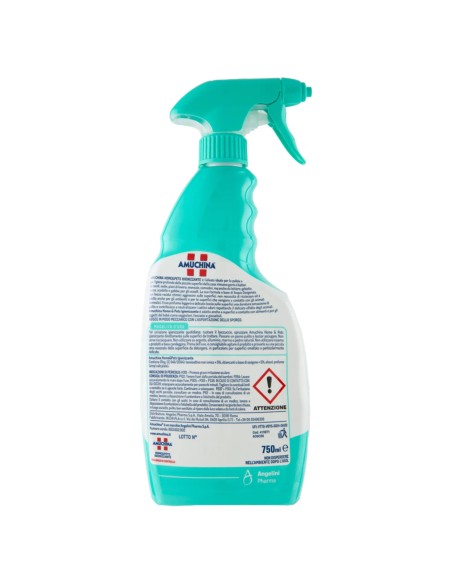 amuchina spray home & pets igienizzante - 750ml - rimuove germi e batteri: tuttocasashop.live: pulizia e cura della casa