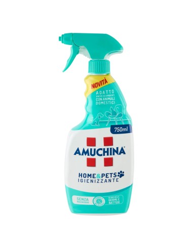 amuchina spray home & pets igienizzante - 750ml - rimuove germi e batteri: tuttocasashop.live: pulizia e cura della casa