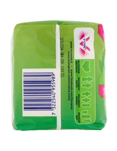 nuvenia natural care assorbenti - 10 pezzi - con ali: tuttocasashop.live: igiene e cura della persona