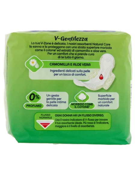nuvenia natural care assorbenti - 10 pezzi - con ali: tuttocasashop.live: igiene e cura della persona
