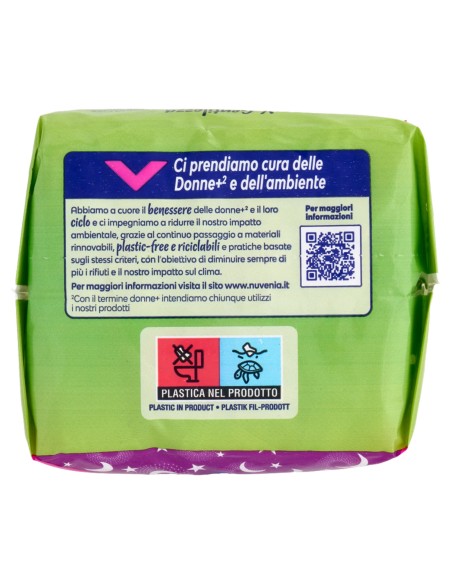 nuvenia natural care assorbenti - 7 pezzi - notte con ali: tuttocasashop.live: igiene e cura della persona