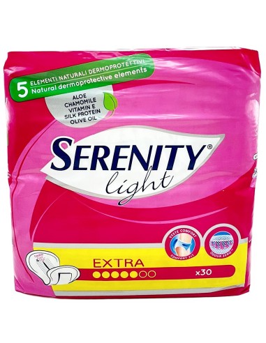 serenity light 30 assorbenti anatomici per piccole perdite di urina: tuttocasashop.live: igiene e cura della persona