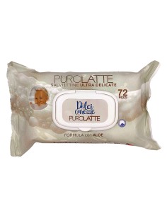 dolci carezze salviettine imbevute - 72 pezzi - pop-up - purolatte con aloe: tuttocasashop.live: igiene e cura della persona