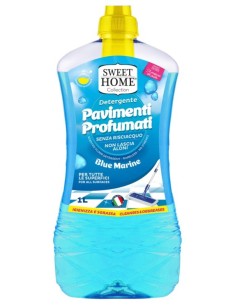 sweet home detergente pavimenti - 1 litro - blue marine: tuttocasashop.live: pulizia e cura della casa