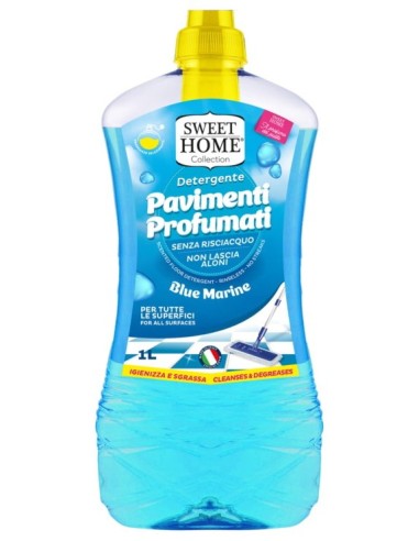sweet home detergente pavimenti - 1 litro - blue marine: tuttocasashop.live: pulizia e cura della casa