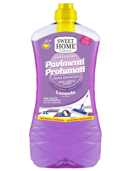 sweet home detergente pavimenti - 1 litro - lavanda: tuttocasashop.live: pulizia e cura della casa