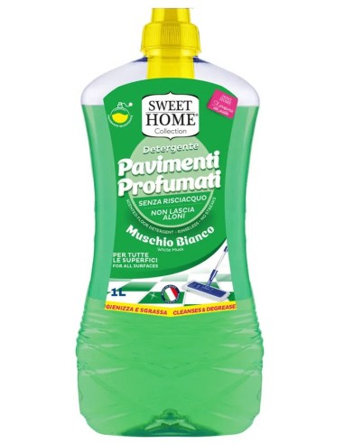 sweet home detergente pavimenti - 1 litro - muschio bianco: tuttocasashop.live: pulizia e cura della casa