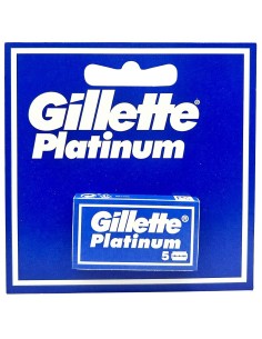 gillette platinum lame tradizionali - 5 pezzi - ricambi per rasoio classico: tuttocasashop.live: igiene e cura della persona