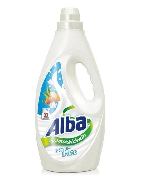 alba ammorbidente per bucato - 33 lavaggi - 1850ml - bianco latte: tuttocasashop.live: prodotti per bucato e tessuti