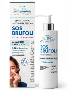 ultra retinol complex sos brufoli 100ml - detergente viso - acido salicilico: tuttocasashop.live: igiene e cura della persona