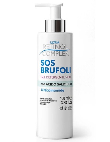 ultra retinol complex sos brufoli 100ml - detergente viso - acido salicilico: tuttocasashop.live: igiene e cura della persona