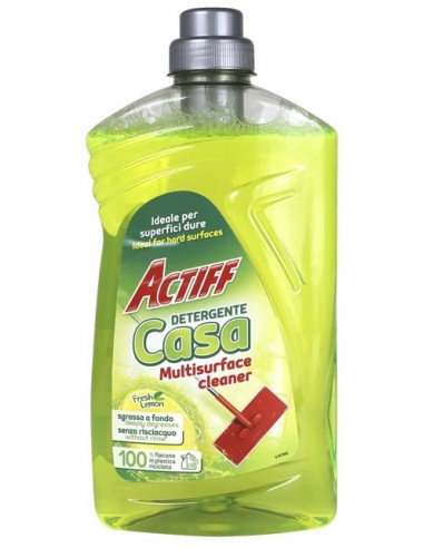 actiff detergente casa pavimenti e superfici dure - 1 litro - fresh lemon: tuttocasashop.live: pulizia e cura della casa