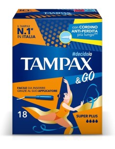 tampax &go assorbenti interni - 18 tamponi - super: tuttocasashop.live: igiene e cura della persona