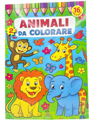 album da colorare a4 animali        a024: tuttocasashop.live: altro - bazar