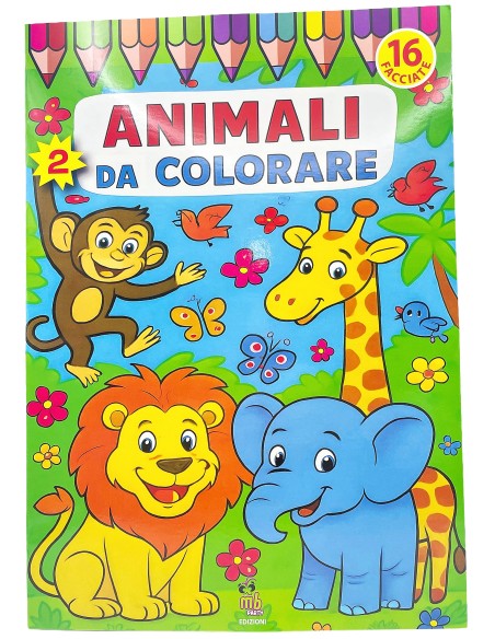 album da colorare a4 animali        a024: tuttocasashop.live: altro - bazar