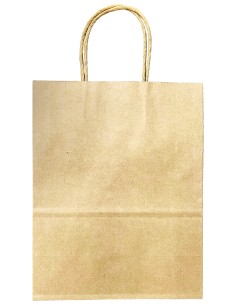 busta da regalo in carta - 27x21cm - media - marrone: tuttocasashop.live: altro - bazar