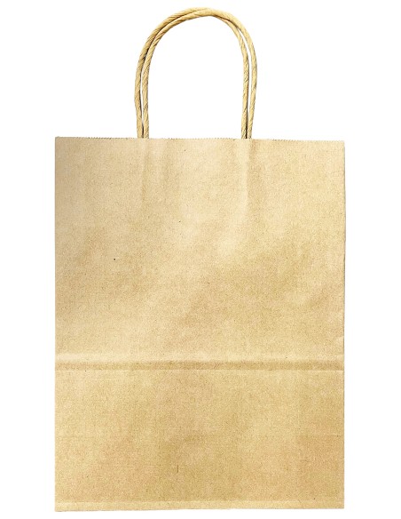 busta da regalo in carta - 27x21cm - media - marrone: tuttocasashop.live: altro - bazar