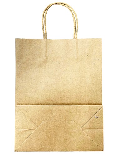 busta da regalo in carta - 27x21cm - media - marrone: tuttocasashop.live: altro - bazar