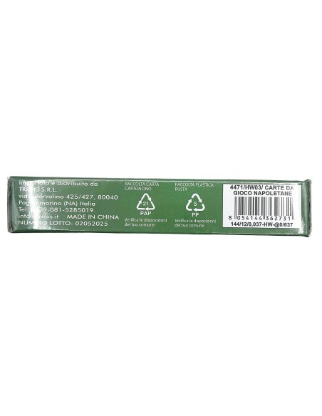 carte napoletane plastificate        731: tuttocasashop.live: altro - bazar