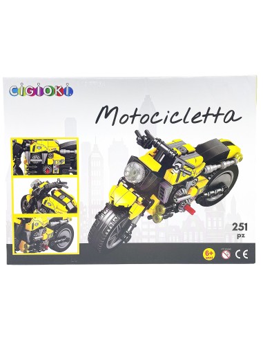 costruzioni t.lego moto sport giallo 246: tuttocasashop.live: altro - bazar