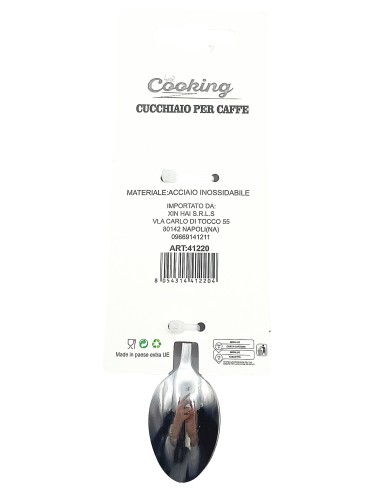 cucchiaini caffe'inox 3pz 12.5cm     204: tuttocasashop.live: altro - bazar