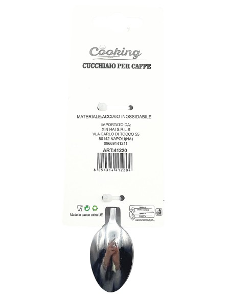 cucchiaini caffe'inox 3pz 12.5cm     204: tuttocasashop.live: altro - bazar