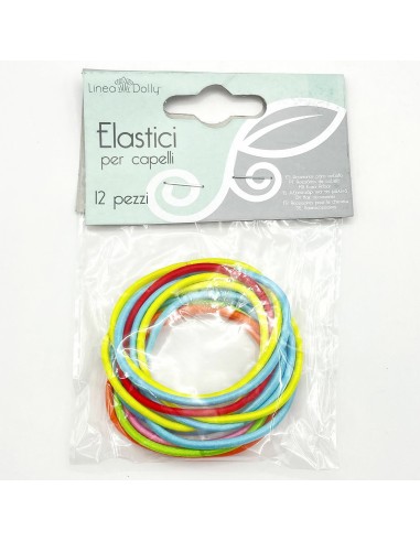 elastici capelli grandi 12pz col.ass.512: tuttocasashop.live: igiene e cura della persona