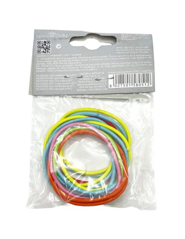 elastici capelli grandi 12pz col.ass.512: tuttocasashop.live: igiene e cura della persona