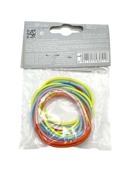 elastici capelli grandi 12pz col.ass.512: tuttocasashop.live: igiene e cura della persona