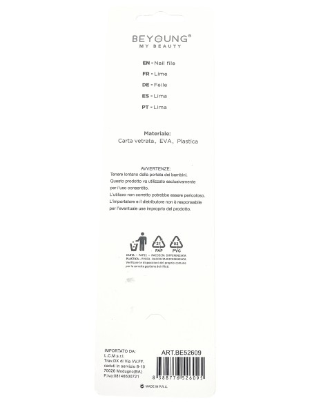 lima unghie carta 120/180            095: tuttocasashop.live: igiene e cura della persona