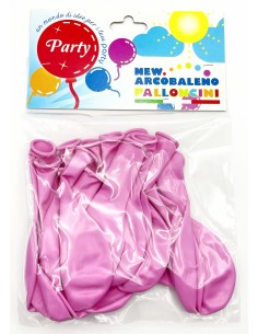 12 palloncini gonfiabili - 19x30cm - rosa - party - feste: tuttocasashop.live: carta & monouso