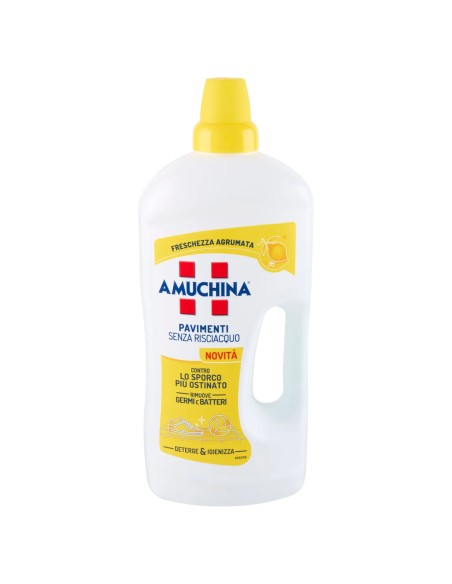 amuchina detergente pavimenti 1250ml senza risciacquo - freschezza agrumata: tuttocasashop.live: pulizia e cura della casa