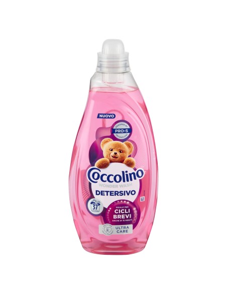 coccolino detersivo cicli brevi 37 lavaggi 1480ml - ultra care: tuttocasashop.live: prodotti per bucato e tessuti