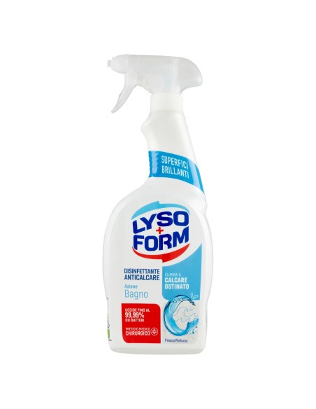 lysoform disinfettante anticalcare spray 750ml - azione bagno: tuttocasashop.live: pulizia e cura della casa