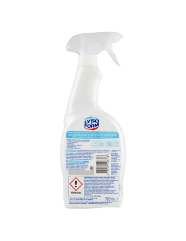 lysoform disinfettante anticalcare spray 750ml - azione bagno: tuttocasashop.live: pulizia e cura della casa