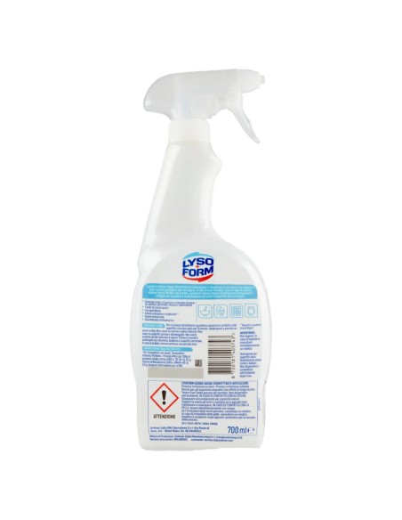 lysoform disinfettante anticalcare spray 750ml - azione bagno: tuttocasashop.live: pulizia e cura della casa