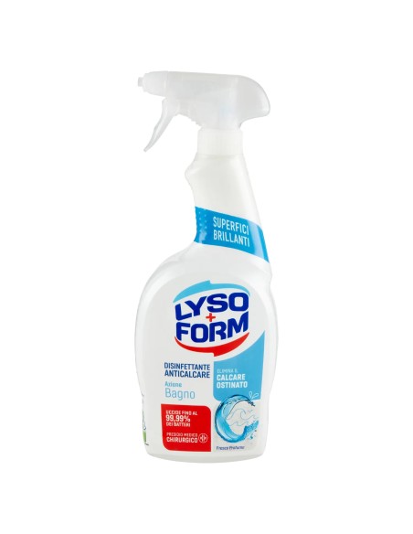 lysoform disinfettante anticalcare spray 750ml - azione bagno: tuttocasashop.live: pulizia e cura della casa