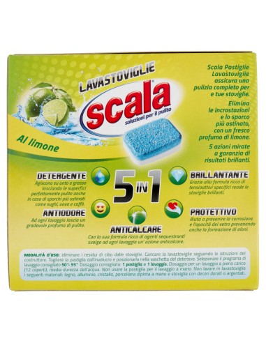 scala lavastoviglie 5in1 - 16 tabs - al limone: tuttocasashop.live: pulizia e cura della casa