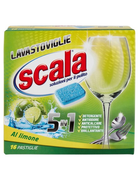scala lavastoviglie 5in1 - 16 tabs - al limone: tuttocasashop.live: pulizia e cura della casa
