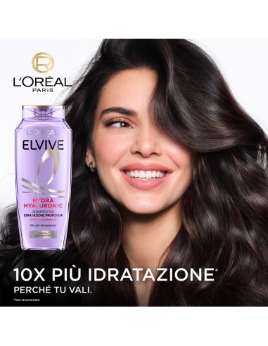 elvive shampoo 700ml formato xl - hydra hyaluronic 72h idratazione profonda: tuttocasashop.live: igiene e cura della persona