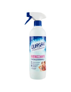 quasar detergente spray - 580ml - igienizzante casa e animali: tuttocasashop.live: pulizia e cura della casa