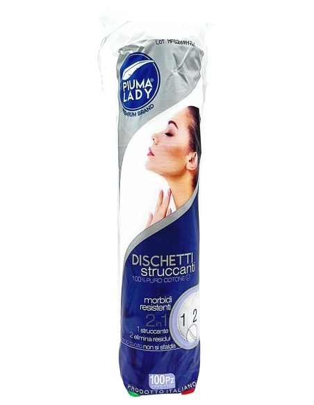 dischetti levatrucco 80pz piuma lady 493: tuttocasashop.live: igiene e cura della persona