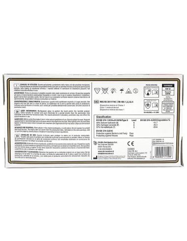 derma 100 guanti monouso in nitrile neri - non talcati - taglia xl 10: tuttocasashop.live: pulizia e cura della casa