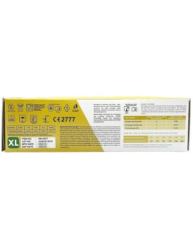 starvinyl 100 guanti in vinile non talcati - taglia extra grande xl 10: tuttocasashop.live: pulizia e cura della casa