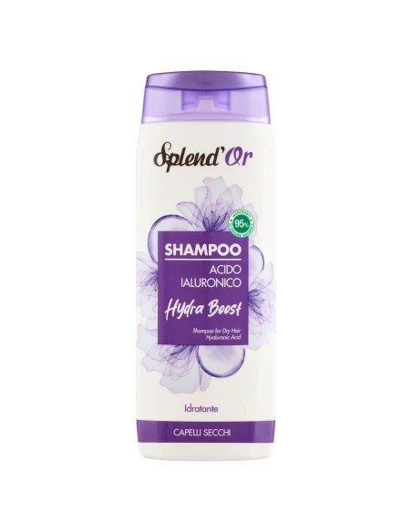 splend'or shampoo 300ml - acido ialuronico - hydra boost - capelli secchi: tuttocasashop.live: igiene e cura della persona