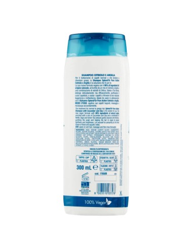 splend'or shampoo 300ml - cetriolo e argilla - purificante - capelli grassi: tuttocasashop.live: igiene e cura della persona