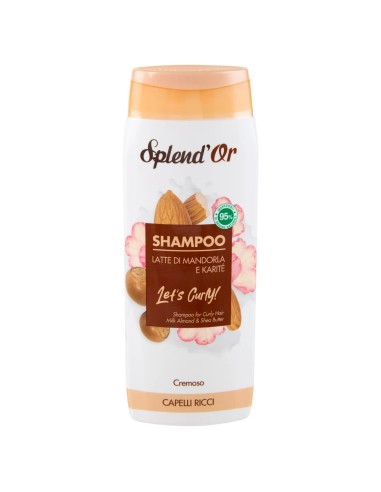 splend'or shampoo 300ml - cremoso latte di madorla e karite - capelli ricci: tuttocasashop.live: igiene e cura della persona