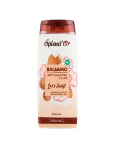 splend'or balsamo per capelli 300ml - nutriente latte di mandorla e karite: tuttocasashop.live: igiene e cura della persona
