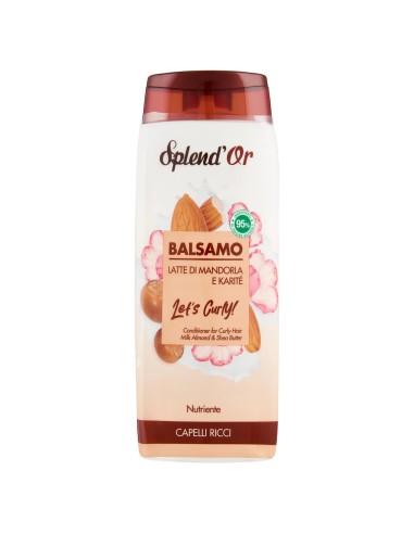 splend'or balsamo per capelli 300ml - nutriente latte di mandorla e karite: tuttocasashop.live: igiene e cura della persona
