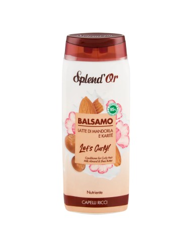 splend'or balsamo per capelli 300ml - nutriente latte di mandorla e karite: tuttocasashop.live: igiene e cura della persona